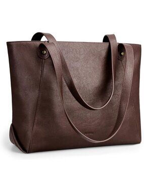 Women  Z1-cognacer brown  Satchel Laptop Compartment Bag
